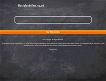 Tablet Screenshot of disciplesbslbm.co.uk